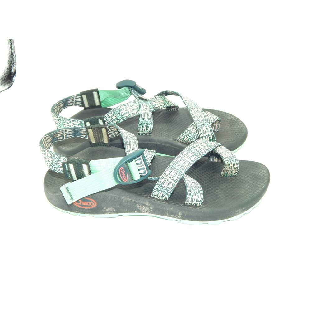 CHACO Green White Women Sandals Size 8